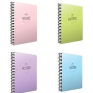 Gıpta Pastoral 4'lü 120 Yaprak A4 Spiralli Pp Kareli Kapak Defter