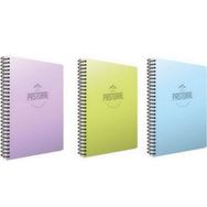 Gıpta Pastoral 60 Yaprak A4 Spiralli 2 Kareli + 1 Çizgili Pp Kapak Defter