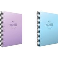 Gıpta Pastoral 60 Yaprak A4 Spiralli Kareli 2'li Pp Kapak Defter Seti