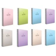 Gıpta Pastoral 96 Yaprak A4 Spiralli Pp. Kapak 4 Kareli 4 Çizgili Defter