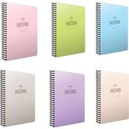 Gıpta Pastoral A4 Plastik Kapak Spiralli 72 Yaprak Kareli 3 + 72 Yaprak Çizgili 2 + 72 Yaprak Çizgisiz 1 Adet Defter Seti