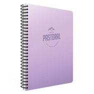 Gıpta Pastoral Mor Plastik Kapak 60 Yaprak A4 Çizgili Spiralli Defter