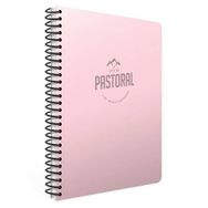 Gıpta Pastoral Pembe Plastik Kapak 144 Yaprak A4 Çizgili Spiralli Defter