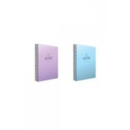 Gıpta Pastoral Spiralli A4 96 Yaprak Pp Kapak Kareli 2'li Defter