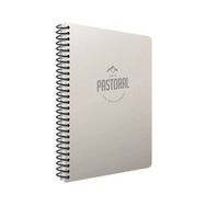 Gıpta Pastoral Spiralli Pp Kapak 60 Yaprak A4 Kareli Pastel Gri Defter