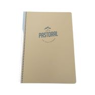 Gıpta Pastoral Spiralli Pp Kapak 60 Yaprak A4 Kareli Pastel Krem Defter