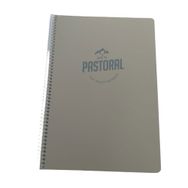 Gıpta Pastoral Spiralli Pp Kapak 72 Yaprak A4 Kareli Pastel Gri Defter