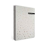 Gıpta Polka Notes Gold Benekli Sert Kapak 120 Yaprak 17x24 cm Çizgili Spiralli Defter