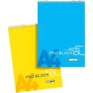 Gıpta Pro Block A4 Bloknot Spiralli Karton Kapak Çizgili 40 Yaprak Defter