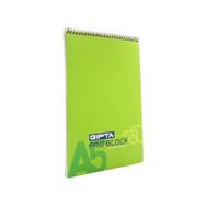 Gıpta Pro Block A5 Bloknot Spiralli Karton Kapak Kareli 40 Yaprak Defter