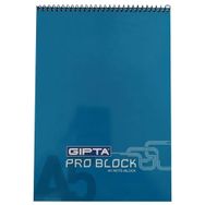 Gıpta Pro Block Spiralli Karton Kapak Kareli 40 Yp A5 Bloknot