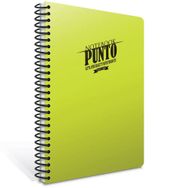 Gıpta Punto 6537 Açık Yeşil Kareli A4 100 Yaprak Plastik Kapak Spiralli Defter