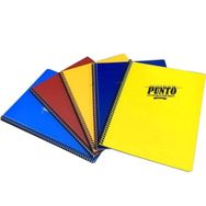 Gıpta Punto A4 60 Yaprak Plastik Kapak Spiralli Çizgili Defter