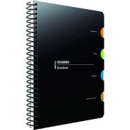 Gıpta Quadro 4 Ayraçlı 17x24 cm 150 Yaprak Kareli Defter