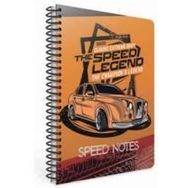 Gıpta Speed Notes A4 80 Yaprak Kareli Karton Kapaklı Spiralli Defter
