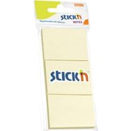 Gıpta Stickn 38x51 mm Pastel Sarı 3'lu 100 Yaprak Not Defteri