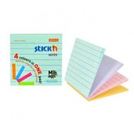 Gıpta Stickn 76 x 76 mm 4 Pastel Renk Yapışkanlı Not Kağıdı