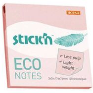 Gıpta Stickn Eco Notes Pastel Pembe 100 Yaprak 76x76 Yapışkanlı Not Kağıdı