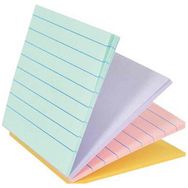 Gıpta Stickn Magic 4 Pastel Renk 76x76 100 Yaprak Çizgili Yapışkanlı Not Kağıdı