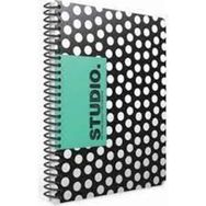 Gıpta Studio A4 100 Yaprak Kareli Spiralli Karton Kapaklı Defter