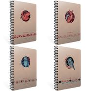 Gıpta Taika Notes Sert Kapak 17x24 cm 120 Yaprak Kareli Spiralli Defter