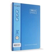 Gıpta The Book Spirals Mavi Sert Kapak 100 Yaprak A4 Kareli Defter