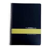 Gıpta The Ring Book Sarı Şeritli Pp Kapak 80 Yaprak A4 Kareli Spiralli Defter