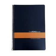 Gıpta The Ring Book Turuncu Şeritli Pp Kapak 80 Yaprak A4 Kareli Spiralli Defter