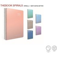 Gıpta Thebook Spırals Spiralli Sert Kapak 17 x 24 100 Yaprak Çizgisiz Defter