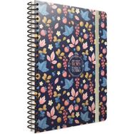Gıpta Thıngs 17 x 24 Spiralli Sert Kapak 100 Yaprak Kareli Defter