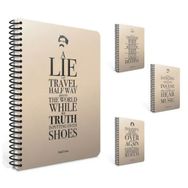 Gıpta Typo Notes 2728 Spiralli 17x24 cm 120 Yaprak Çizgili Defter