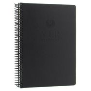 Gıpta Vip Siyah Sert Kapak 140 Yaprak A4 Kareli Spiralli Defter