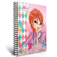 Gıpta Winx A4 Karton Kapak Kareli 72 Yaprak Spiralli Defter