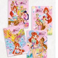 Gıpta Winx Club A4 3D Polipropilen Kapak 3d Kareli 120 Yaprak Spiralli Defter