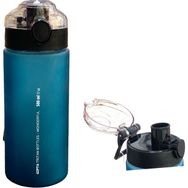 Gıpta Wonderful Sablaj Desenli Tritan 500 ml Mavi Matara