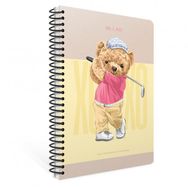 Gıpta Xoxo Spiralli Sert Kapak 17x24 120 Yaprak Kareli Defter