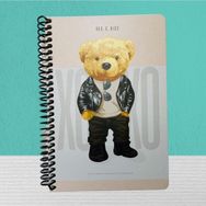 Gıpta Xoxo Spiralli Sert Kapak 17x24 120 Yp. Çizgili Defter