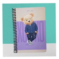 Gıpta Xoxo Spiralli Sert Kapak Defter 17x24 120 Yp. Kareli Defter