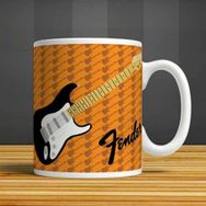 Gitar Fender Gitar Seramik Kupa Bardak