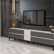 Givayo Aragorn Antrasit Beyaz 200 cm Tv Ünitesi