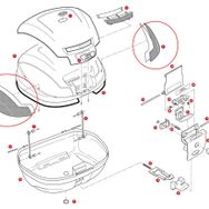 Givi Z1394 E470 Çanta Reflektörü Set