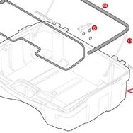 Givi Z2061FNM TRK46 Komple Çanta Alt Kabuk