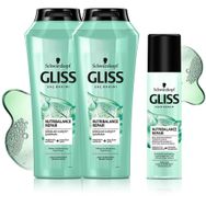 Gliss 2x500 ml Nutribalance Şampuan + 200 ml Sıvı Saç Kremi