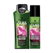 Gliss 360 ml Bio Tech Güçlendirici Şampuan + 200 ml Bio Tech Sıvı Saç Kremi