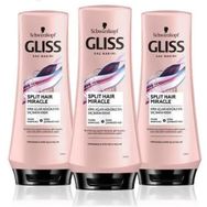 Gliss 3x360 ml Split Hair Miracle Saç Bakım Kremi