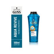 Gliss 500 ml Aqua Revive Hyaluron ve Deniz Yosunu İçeren Nemlendirici Şampuan