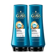 Gliss Aqua Revive Hyaluron ve Deniz Yosunu İçeren 2x360 ml Nemlendirici Saç Kremi