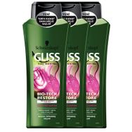 Gliss Bio-Tech 3x525 ml Güçlendirici Şampuan