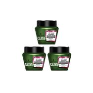 Gliss Bio-Tech Güçlendirici 3x300 ml Saç Bakım Maskesi