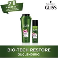 Gliss Bio-Tech Restore 500 ml Şampuan + Bio-Tech Restore 200 ml Sıvı Saç Kremi